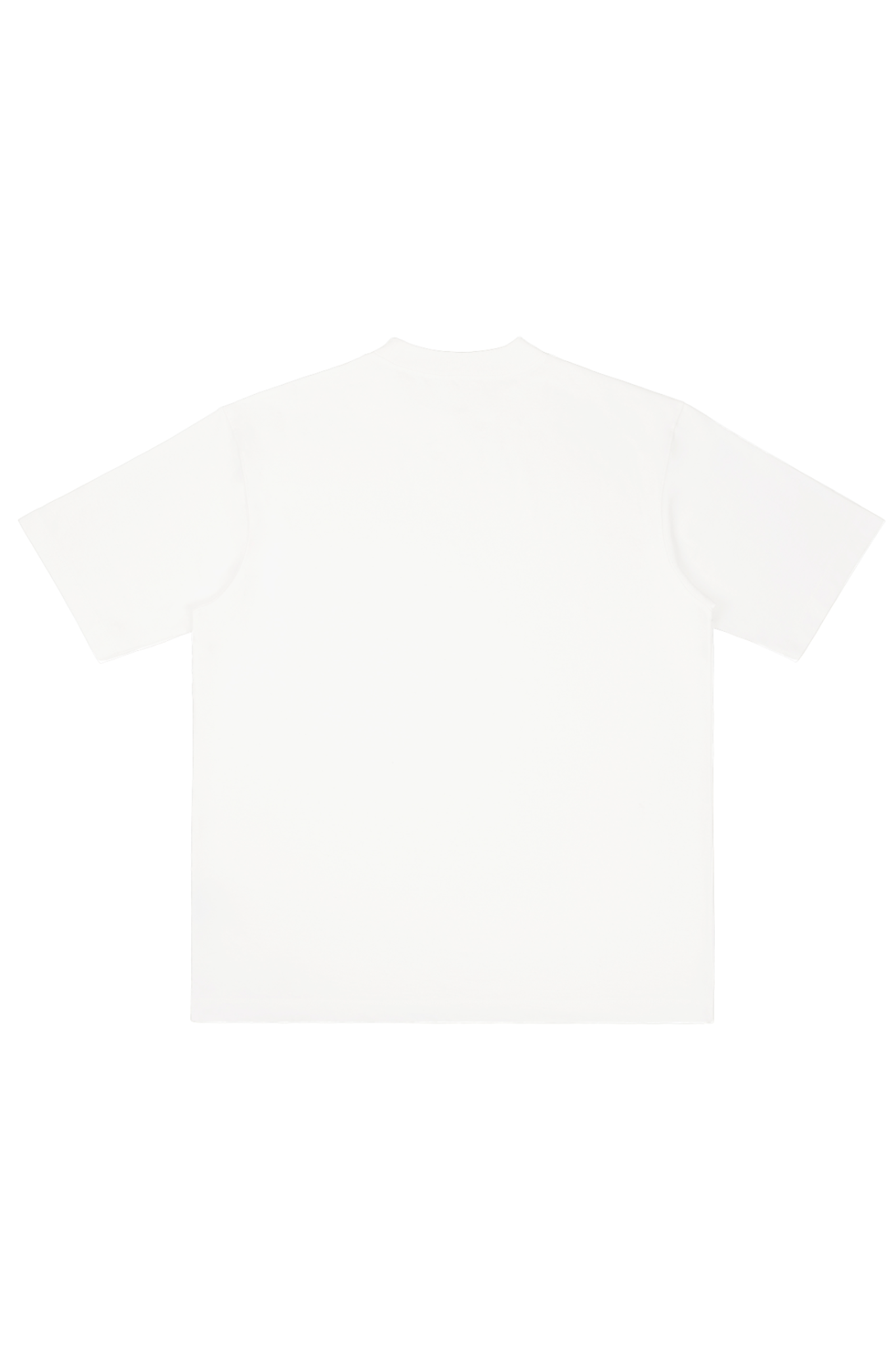 PRE-ORDER INTL4EVA CV t-shirt white back view, plain with no print