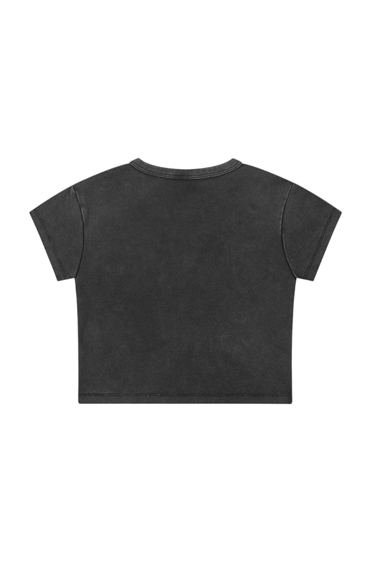 INTL4EVA Womens Washed Baby Tee