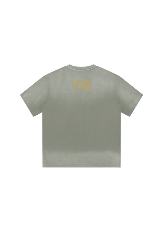 INTL4EVA Faded Wash T-Shirt Green