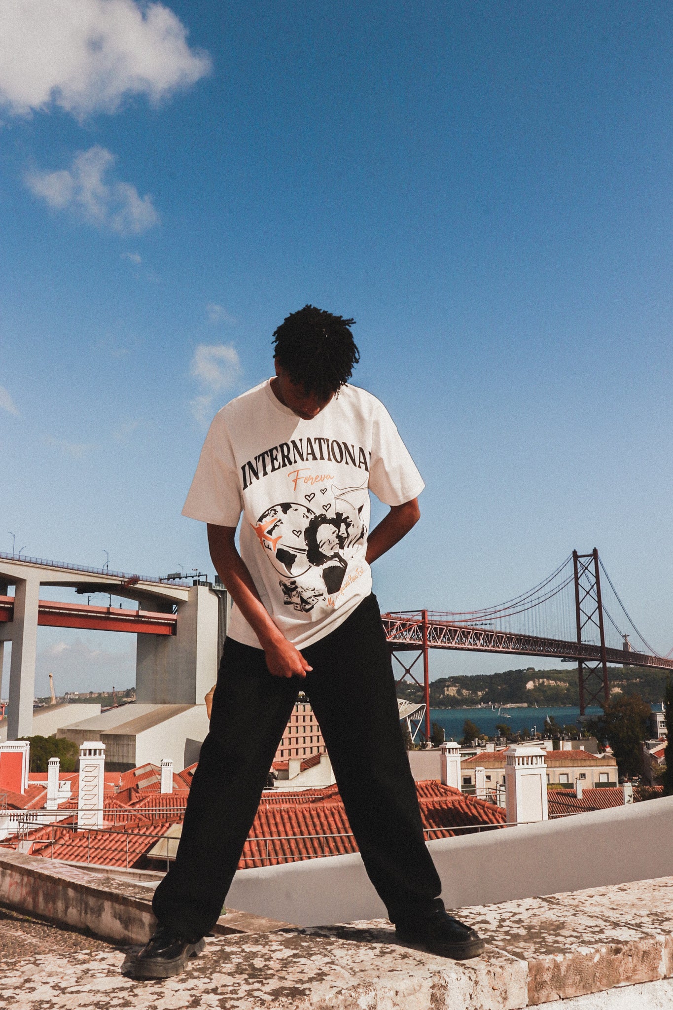 MY LUV FOR YOU WILL NEVA END T-Shirt Beige