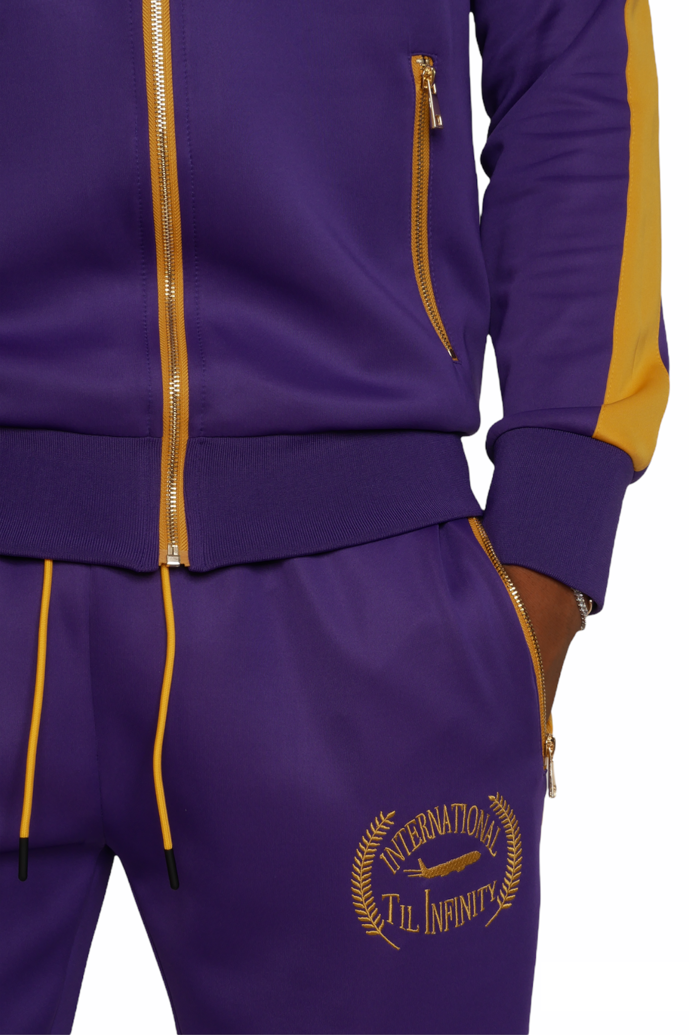 INTERNATIONAL TIL INFINITY Tracksuit Set Purple