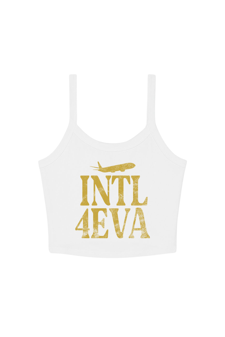INTL4EVA womens crop top premium streetwear