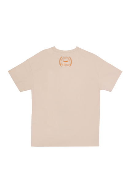MY LUV FOR YOU WILL NEVA END T-Shirt Beige