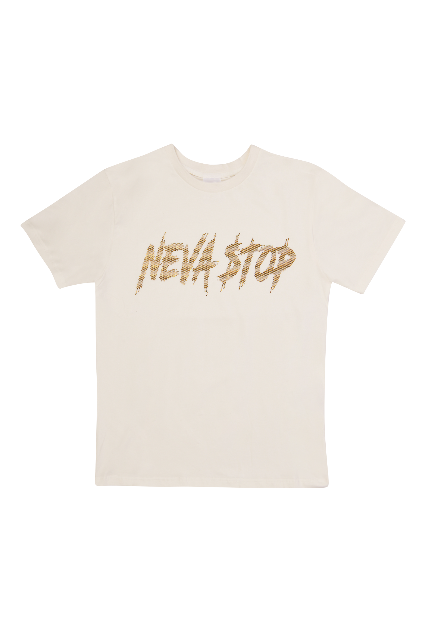 NEVA STOP Rhinstone T-Shirt