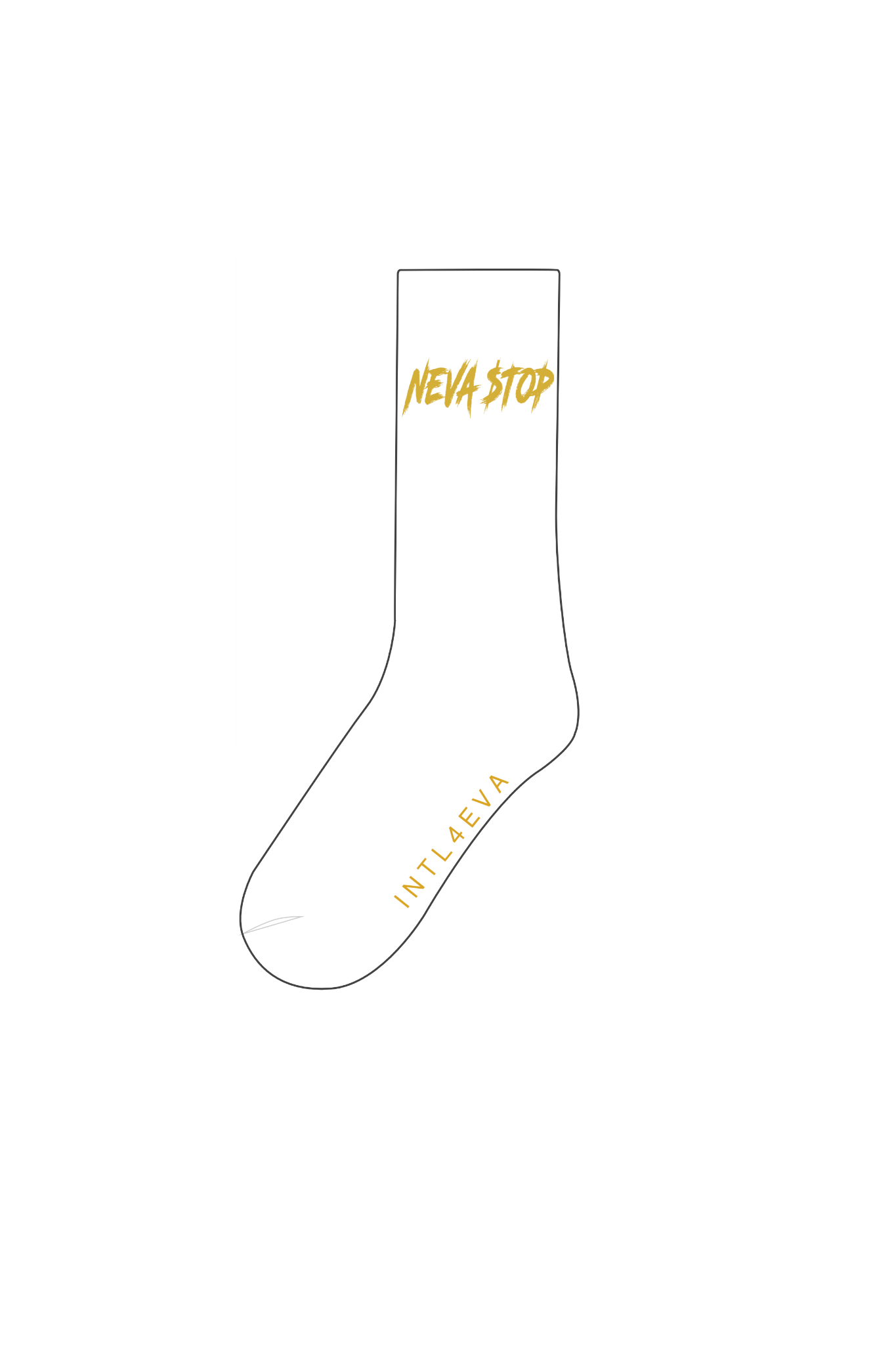 White                                                          NEVA STOP Socks